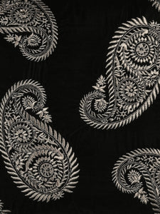 Black Paisley Velvet