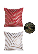 Load image into Gallery viewer, Red and White Triangle Sequins