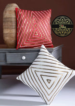 Load image into Gallery viewer, Red and White Triangle Sequins