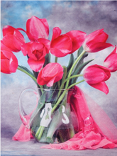 Load image into Gallery viewer, Grey &amp; Pink Rose Bouquet