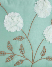 Load image into Gallery viewer, Sea Green with White Flowers