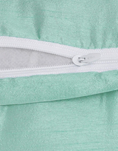 Load image into Gallery viewer, Sea Green with White Flowers