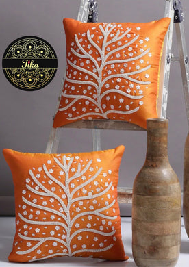 Orange Beaded Tree