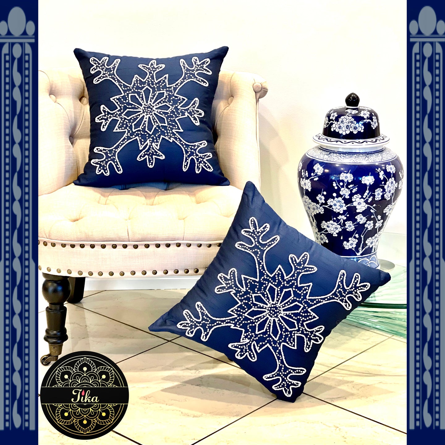 Blue Snowflakes